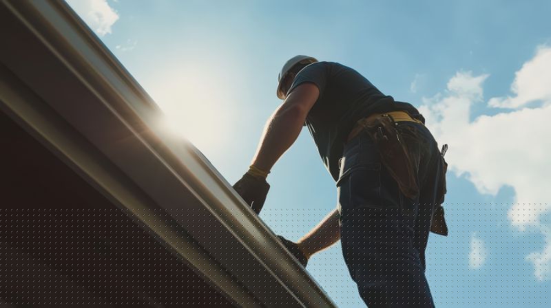 Warehouse Gutter Installation