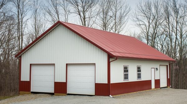 Barn Downspout Repair in Clearfield