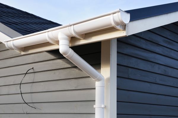 PVC Rain Gutter Installation in Clearfield