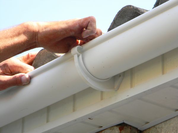 Plastic Gutter Repair in Clearfield