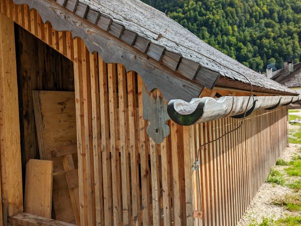 Wood Gutter Installation in Clearfield