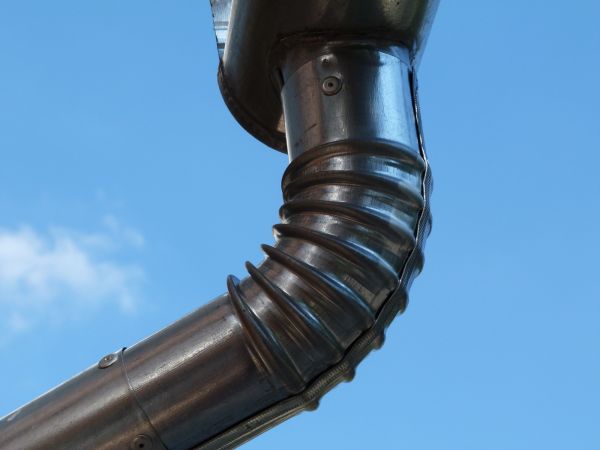 Metal Downspout Installation in Clearfield